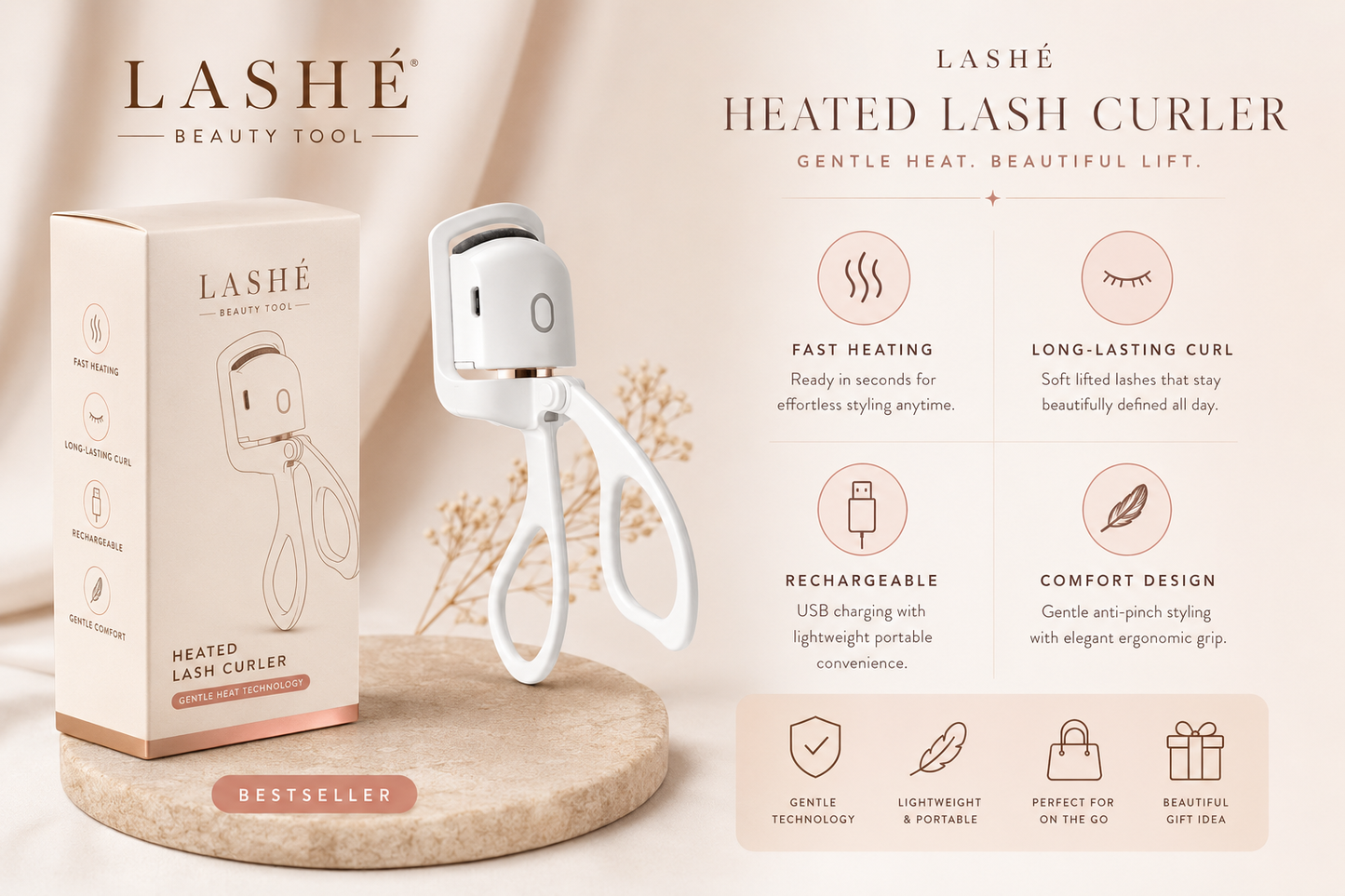 Lashé Heated Lash Curler